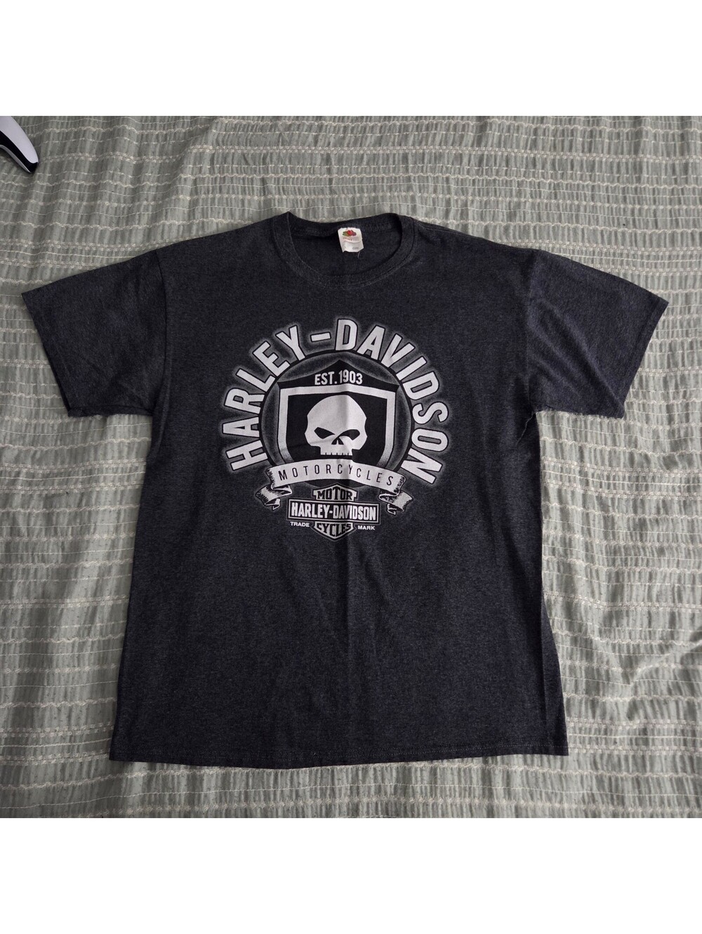 Harley-Davidson skull dark heather T-shirt